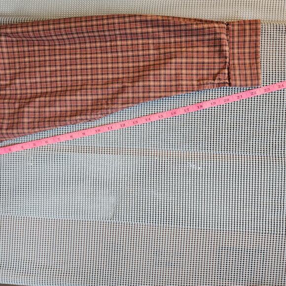 Cinch Men's Large Brown Plaid Rodeo Cowboy Button-Down Shirt 100% Cotton Stylish - Picture 6 of 8